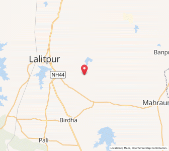 Map of Anaura, Uttar Pradesh