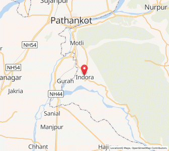 Map of Andaura, Himachal Pradesh