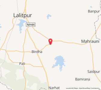 Map of Andela, Uttar Pradesh