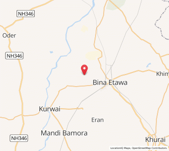 Map of Andeli, Madhya Pradesh