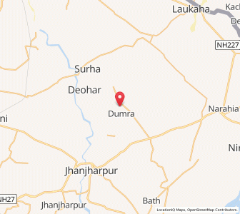 Map of Andhra Tharhi, Bihar