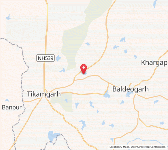 Map of Andkua, Madhya Pradesh