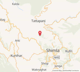 Map of Andrail, Himachal Pradesh