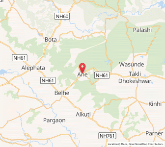 Map of Ane, Maharashtra