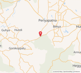 Map of Anechaukur, Karnataka