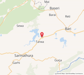 Map of Angai, Rajasthan