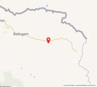 Map of Angaikor, Kashmir