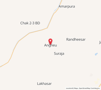 Map of Angnao, Rajasthan