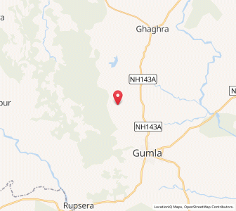 Map of Anjan, Jharkhand