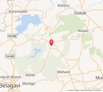 Map of Ankalgi, Karnataka