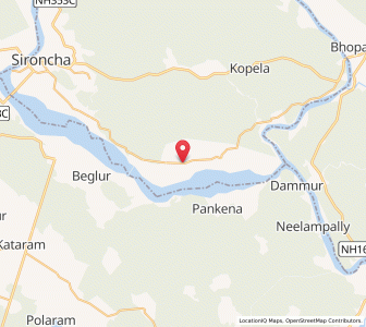 Map of Ankisha, Maharashtra