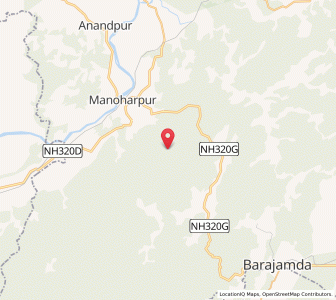 Map of Ankua, Jharkhand