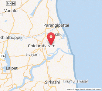 Map of Annamalainagar, Tamil Nadu
