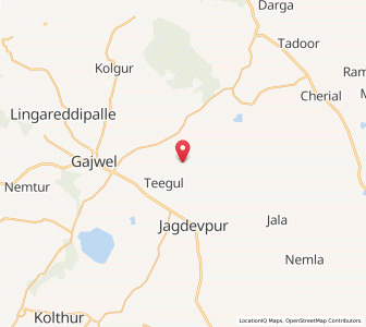 Map of Annasagar, Andhra Pradesh