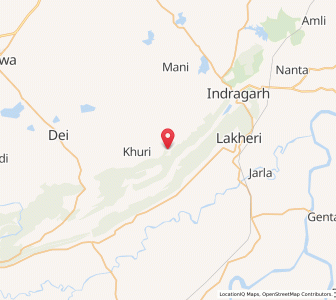 Map of Antarda, Rajasthan