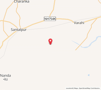 Map of Antarnes, Gujarat