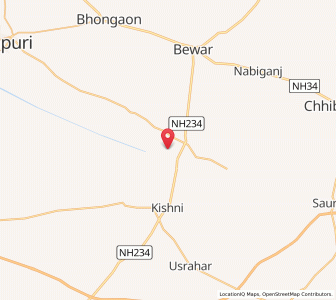 Map of Antpuri, Uttar Pradesh