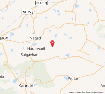 Map of Antur, Maharashtra