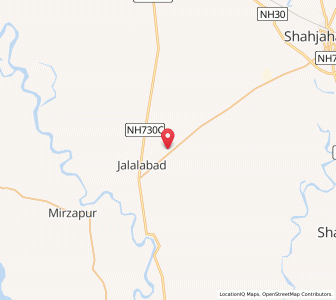 Map of Aobaira, Uttar Pradesh