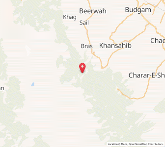 Map of Aphit, Kashmir
