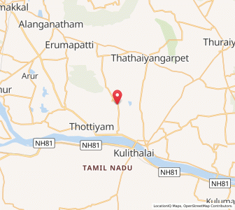Map of Appananallur, Tamil Nadu
