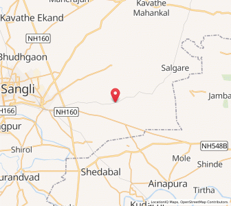 Map of Arag, Maharashtra