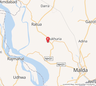 Map of Araidanga, West Bengal