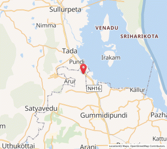 Map of Arambakkam, Tamil Nadu