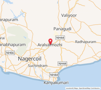Map of Aramboli, Tamil Nadu