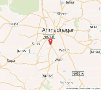 Map of Arangaon, Maharashtra