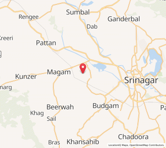 Map of Arat, Kashmir