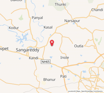 Map of Aratla, Andhra Pradesh