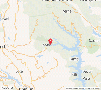 Map of Arav, Maharashtra