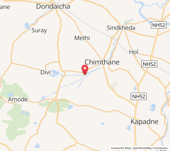 Map of Arava, Maharashtra
