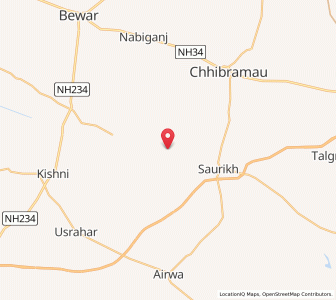 Map of Arifpur, Uttar Pradesh