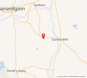 Map of Arjunda, Chhattisgarh