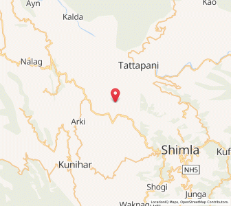 Map of Arlot, Himachal Pradesh
