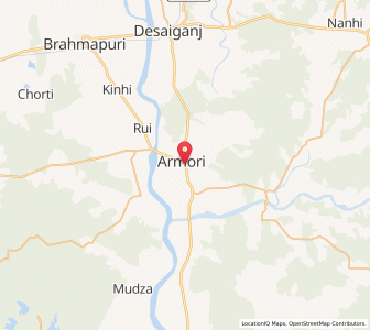 Map of Armori, Maharashtra