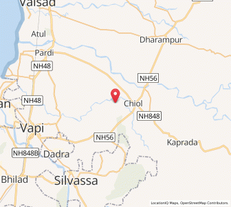 Map of Arnala, Gujarat