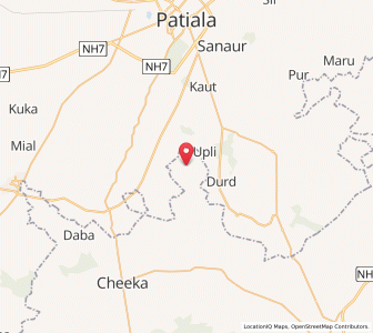 Map of Arnauli, Punjab