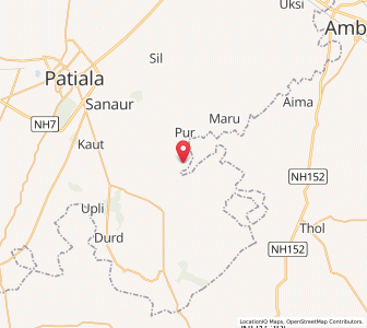 Map of Arnoli, Punjab
