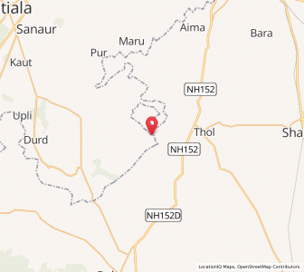 Map of Arthu Khurd, Punjab