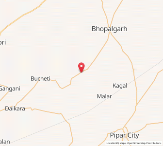 Map of Artiya Kalan, Rajasthan