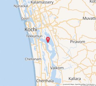 Map of Arukutti, Kerala