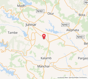 Map of Arwi, Maharashtra