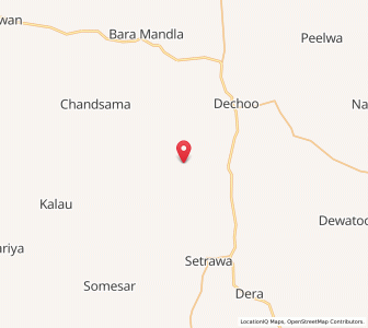 Map of Asalai, Rajasthan