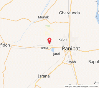 Map of Asan Kalan, Haryana