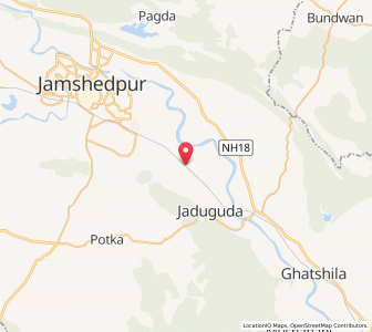 Map of Asanbani, Jharkhand