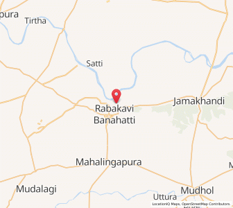 Map of Asangi, Karnataka