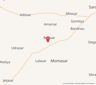 Map of Asasar, Rajasthan